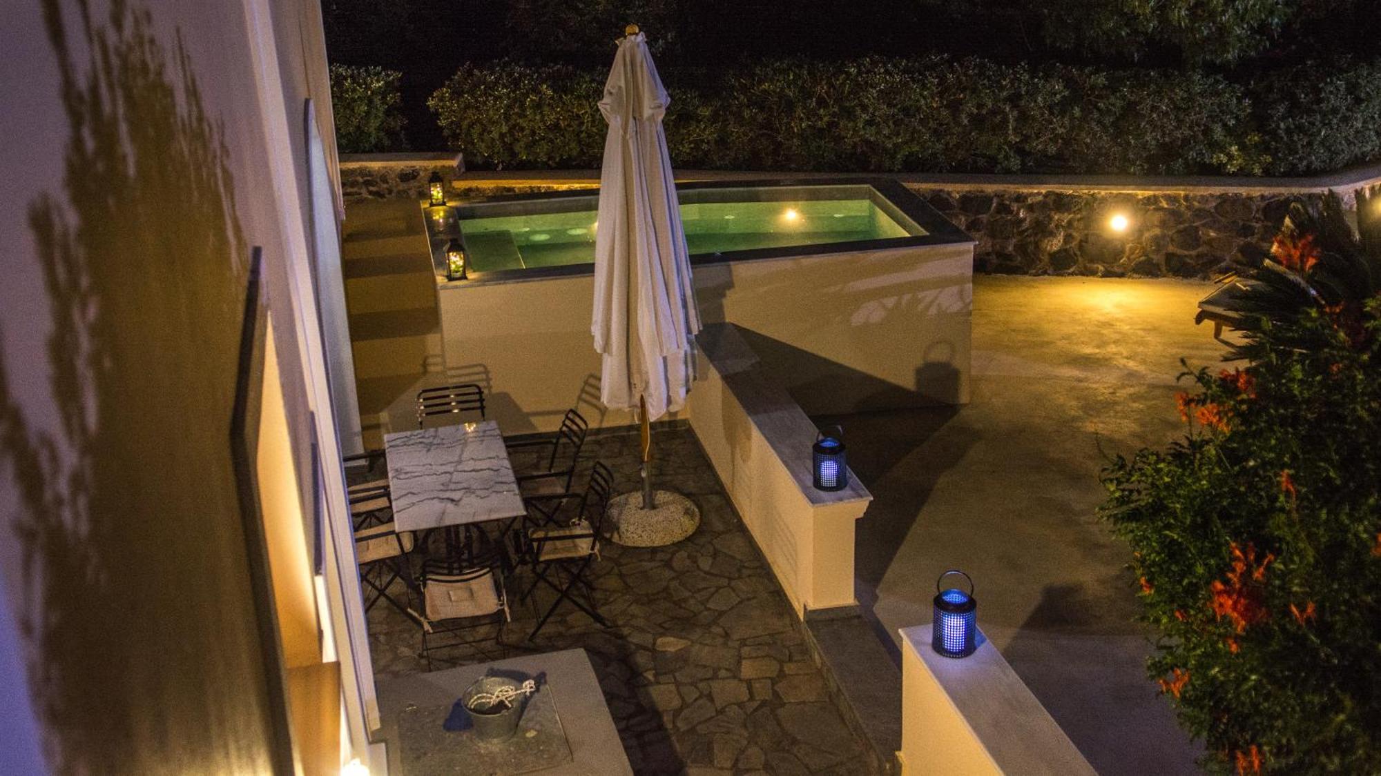 Karpimo Vineyard Villa With Heated Pool Éxo Goniá Exterior foto
